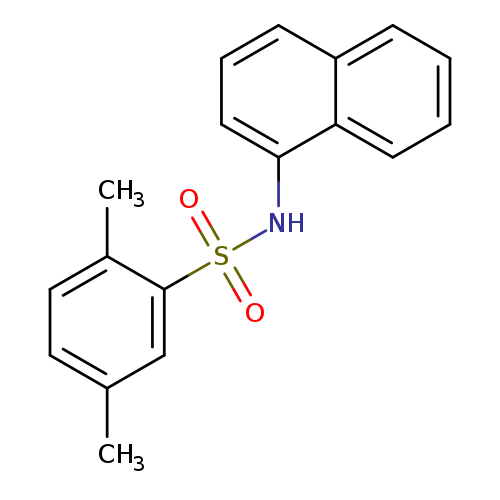 2,5-dimethyl-N-(1-naphthyl)benzenesulfonamide