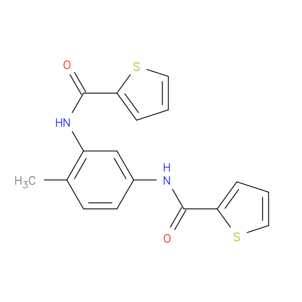 N-{2-methyl-5-[(2-thienylcarbonyl)amino]phenyl}-2-thiophenecarboxamide