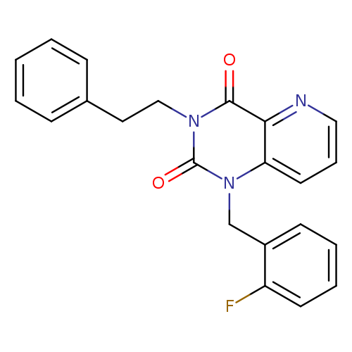 1-[(2-fluorophenyl)methyl]-3-(2-phenylethyl)-1H,2H,3H,4H-pyrido[3,2-d]pyrimidine-2,4-dione