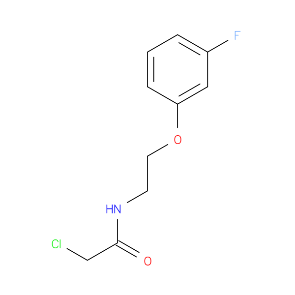 2-chloro-N-[2-(3-fluorophenoxy)ethyl]acetamide