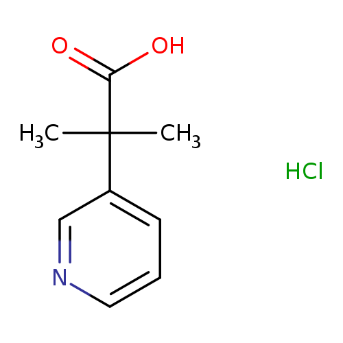 2-methyl-2-(pyridin-3-yl)propanoic acid hydrochloride