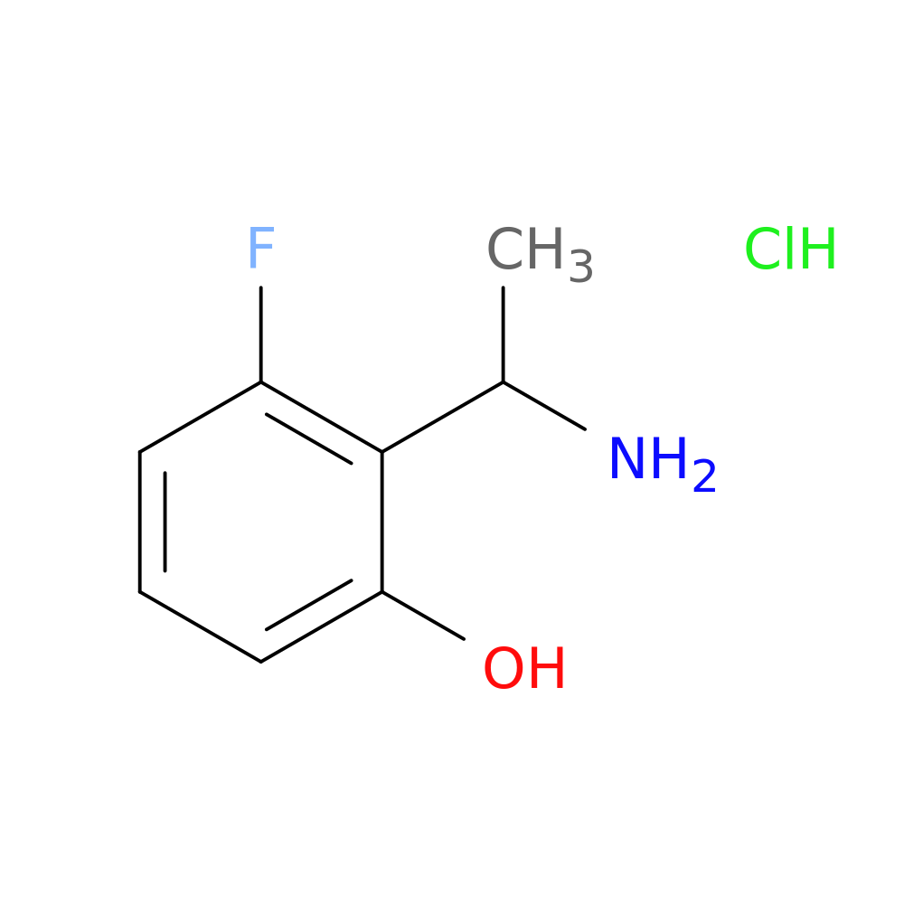 2-(1-aminoethyl)-3-fluorophenol hydrochloride