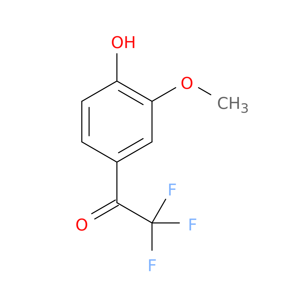 Ethanone, 2,2,2-trifluoro-1-(4-hydroxy-3-methoxyphenyl)- (9CI)