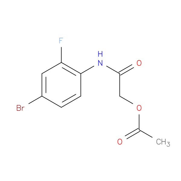 [2-(4-BROMO-2-FLUOROANILINO)-2-OXOETHYL] ACETATE