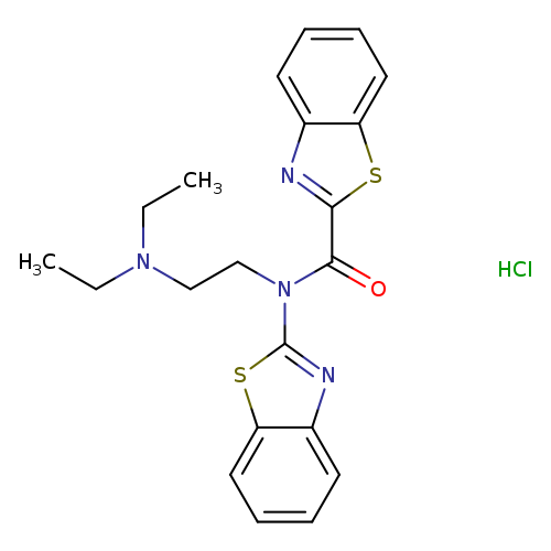 N-(1,3-benzothiazol-2-yl)-N-[2-(diethylamino)ethyl]-1,3-benzothiazole-2-carboxamide hydrochloride