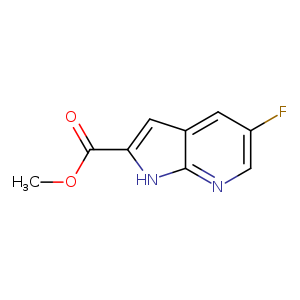 1H-Pyrrolo[2,3-b]pyridine-2-carboxylic acid, 5-fluoro-, methyl ester