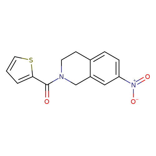 7-nitro-2-(thiophene-2-carbonyl)-1,2,3,4-tetrahydroisoquinoline