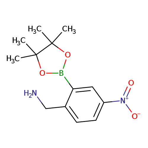 2-Aminomethyl-5-nitrophenylboronic acid, pinacol ester