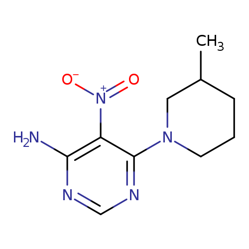 6-(3-Methyl-piperidin-1-yl)-5-nitro-pyrimidin-4-ylamine