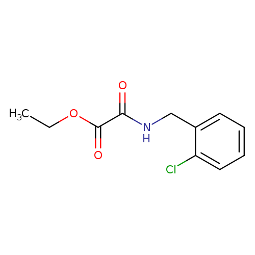 ETHYL ([(2-CHLOROPHENYL)METHYL]CARBAMOYL)FORMATE