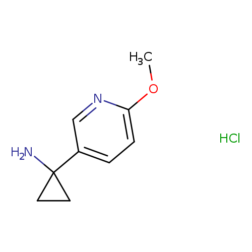 1-(6-Methoxypyridin-3-yl)cyclopropanamine hydrochloride
