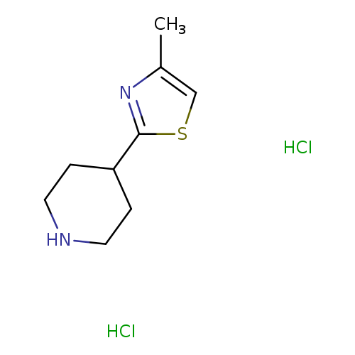 4-(4-methyl-1,3-thiazol-2-yl)piperidine dihydrochloride