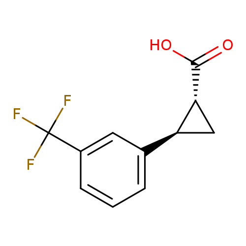 rac-(1R,2R)-2-[3-(trifluoromethyl)phenyl]cyclopropane-1-carboxylic acid, trans