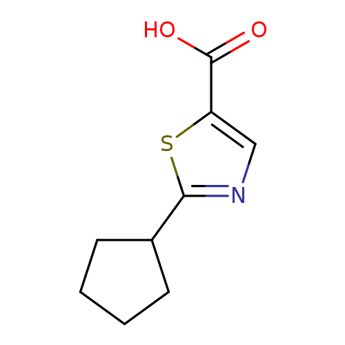 2-cyclopentyl-1,3-thiazole-5-carboxylic acid
