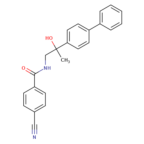 N-(2-{[1,1'-biphenyl]-4-yl}-2-hydroxypropyl)-4-cyanobenzamide
