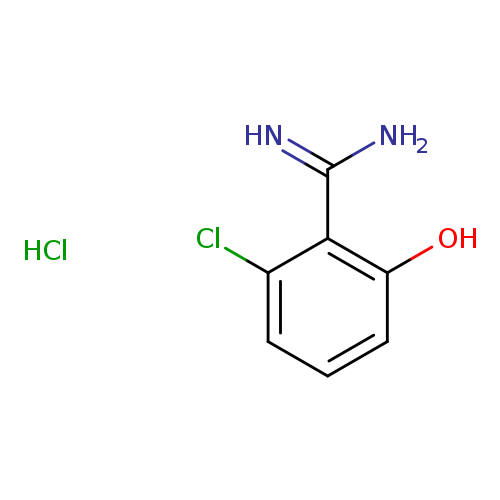 2-chloro-6-hydroxybenzene-1-carboximidamide hydrochloride