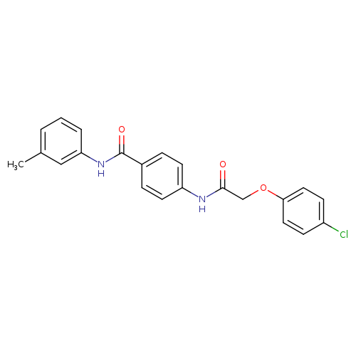 4-{[(4-chlorophenoxy)acetyl]amino}-N-(3-methylphenyl)benzamide