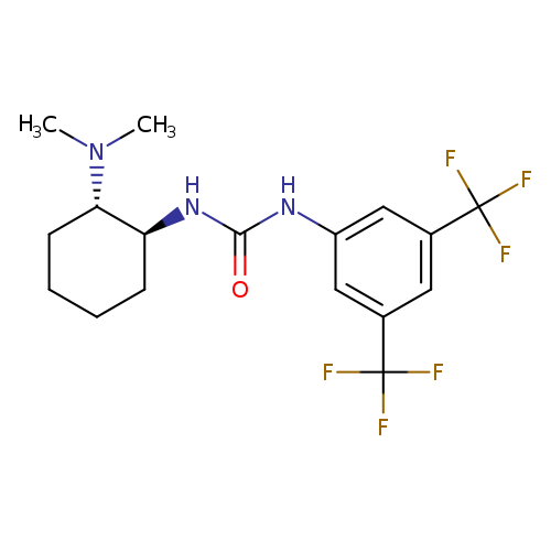 Urea, N-[3,5-bis(trifluoromethyl)phenyl]-N'-[(1S,2S)-2-(dimethylamino)cyclohexyl]-