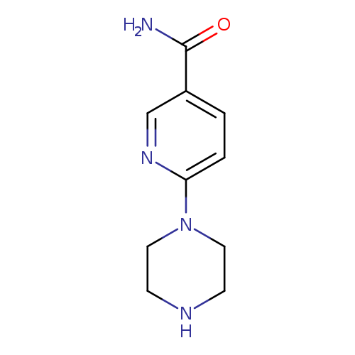 6-(piperazin-1-yl)pyridine-3-carboxamide