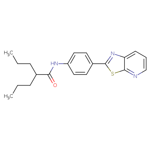 2-propyl-N-(4-{[1,3]thiazolo[5,4-b]pyridin-2-yl}phenyl)pentanamide