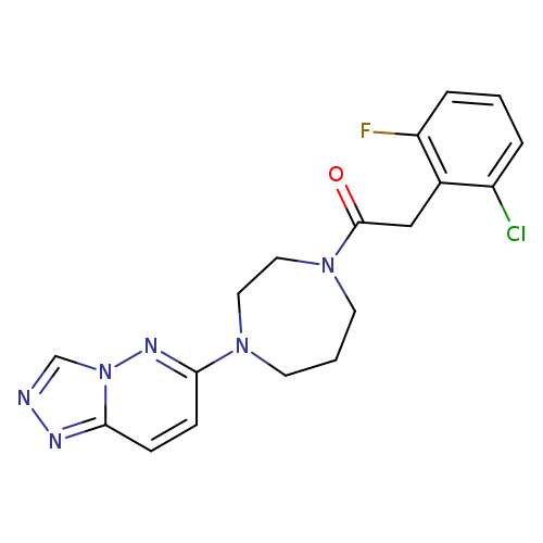 2-(2-chloro-6-fluorophenyl)-1-(4-{[1,2,4]triazolo[4,3-b]pyridazin-6-yl}-1,4-diazepan-1-yl)ethan-1-one