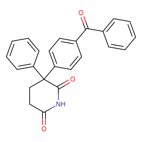 3-(4-benzoylphenyl)-3-phenylpiperidine-2,6-dione