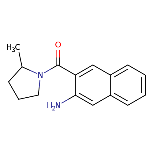 3-(2-methylpyrrolidine-1-carbonyl)naphthalen-2-amine