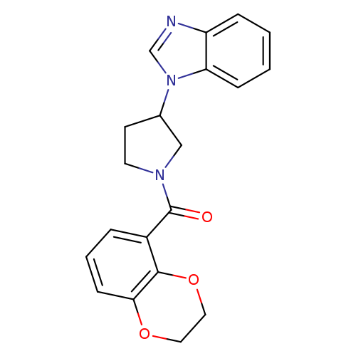 1-[1-(2,3-dihydro-1,4-benzodioxine-5-carbonyl)pyrrolidin-3-yl]-1H-1,3-benzodiazole