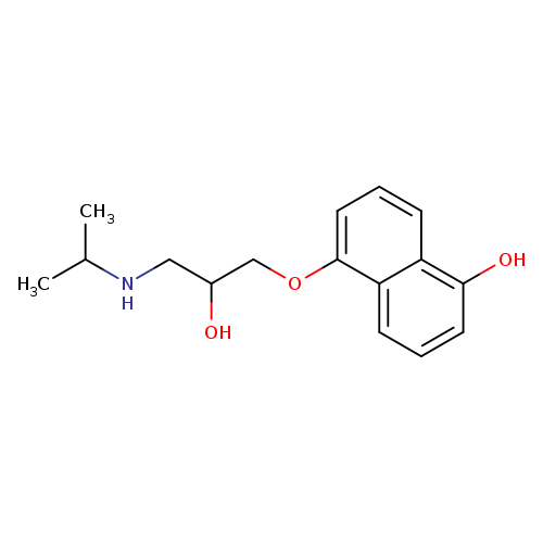1-Naphthalenol, 5-[2-hydroxy-3-[(1-methylethyl)amino]propoxy]-