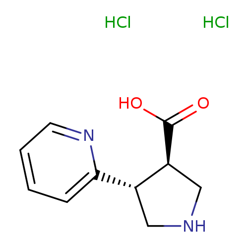 (+/-)-Trans-4-(2-Pyridinyl)-pyrrolidine-3-carboxylic acid-2HCl