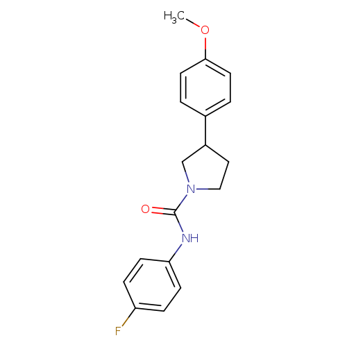 N-(4-fluorophenyl)-3-(4-methoxyphenyl)pyrrolidine-1-carboxamide