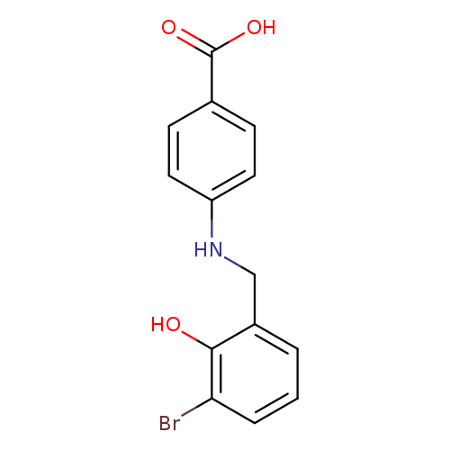4-([(3-Bromo-2-hydroxyphenyl)methyl]amino)benzoic acid