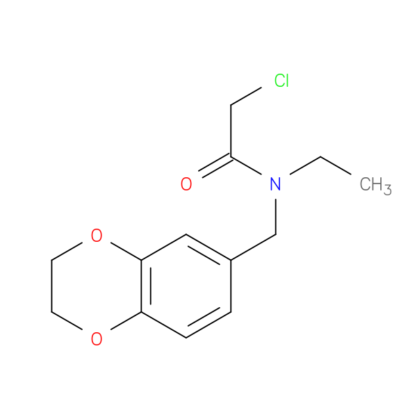 2-Chloro-n-(2,3-dihydro-1,4-benzodioxin-6-ylmethyl)-n-ethylacetamide