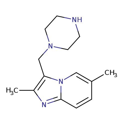 1-({2,6-dimethylimidazo[1,2-a]pyridin-3-yl}methyl)piperazine