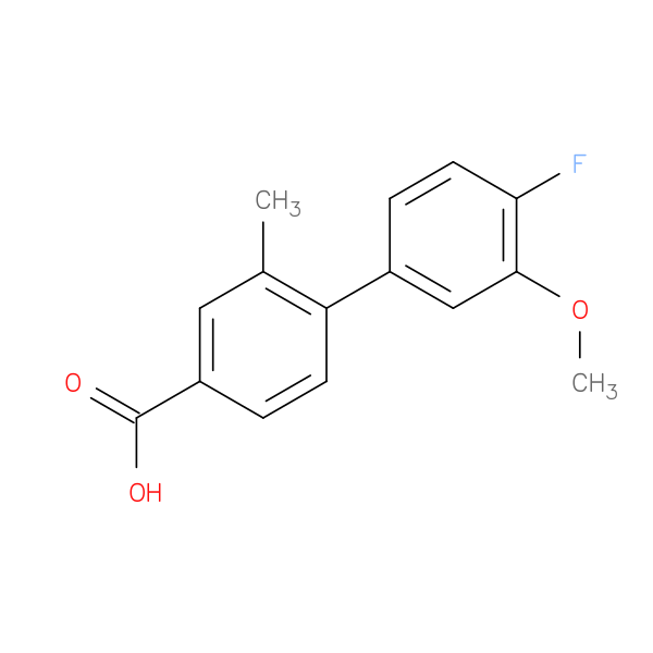 4-(4-Fluoro-3-methoxyphenyl)-3-methylbenzoic acid
