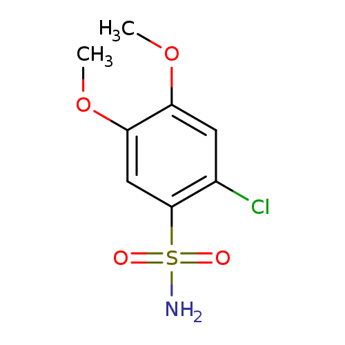 2-Chloro-4,5-dimethoxybenzene-1-sulfonamide
