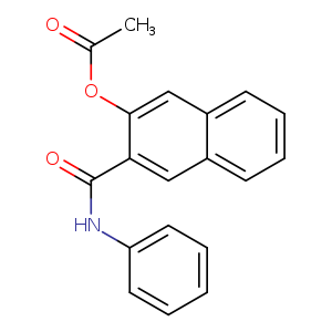 2-Naphthalenecarboxamide, 3-(acetyloxy)-N-phenyl-