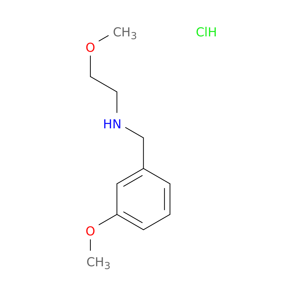 (3-methoxybenzyl)(2-methoxyethyl)amine hydrochloride