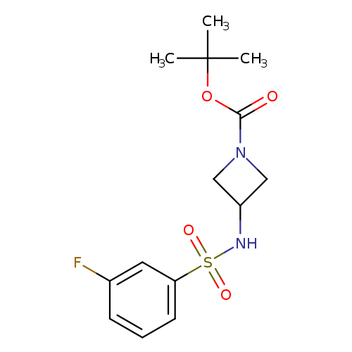 tert-butyl 3-(3-fluorobenzenesulfonamido)azetidine-1-carboxylate