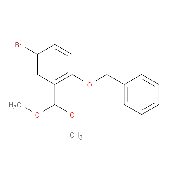2-(Benzyloxy)-5-bromobenzaldehyde, dimethyl acetal