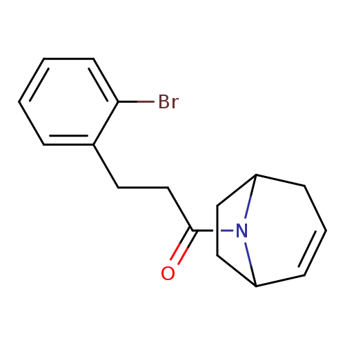 1-{8-azabicyclo[3.2.1]oct-2-en-8-yl}-3-(2-bromophenyl)propan-1-one