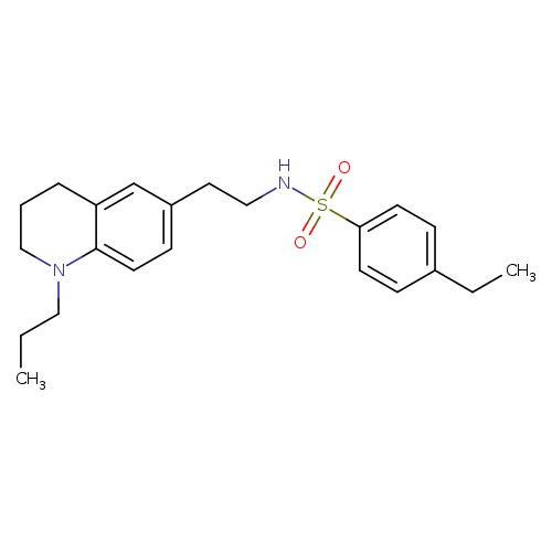 4-ethyl-N-[2-(1-propyl-1,2,3,4-tetrahydroquinolin-6-yl)ethyl]benzene-1-sulfonamide