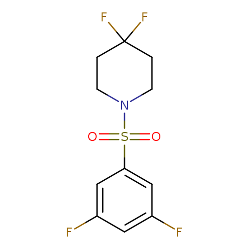 1-(3,5-difluorobenzenesulfonyl)-4,4-difluoropiperidine