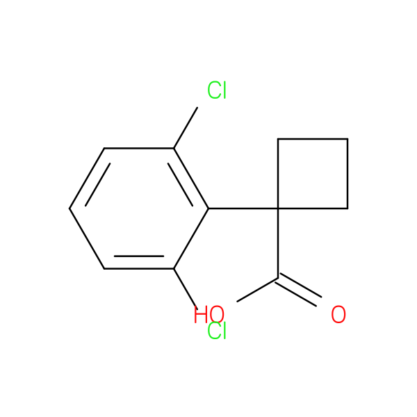 1-(2,6-Dichlorophenyl)cyclobutane-1-carboxylic acid