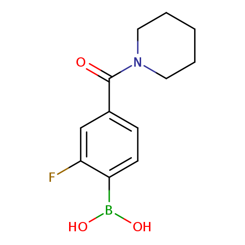 2-Fluoro-4-(piperidine-1-carbonyl)phenylboronic acid