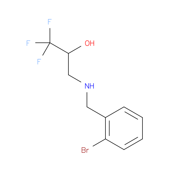 3-{[(2-bromophenyl)methyl]amino}-1,1,1-trifluoropropan-2-ol