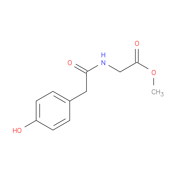 methyl 2-[2-(4-hydroxyphenyl)acetamido]acetate