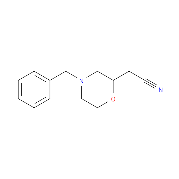 4-Benzyl-2-morpholineacetonitrile