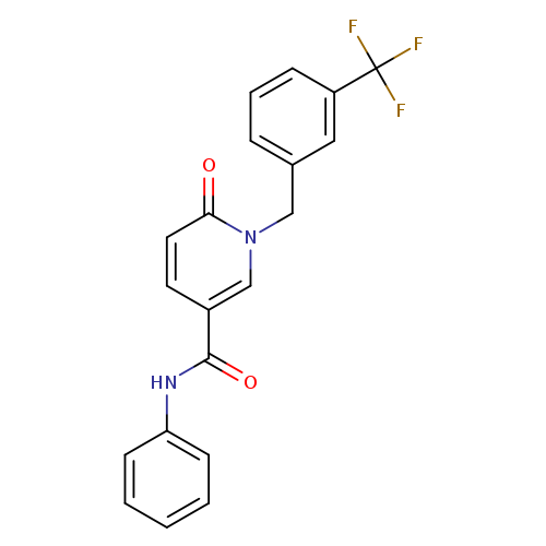6-oxo-N-phenyl-1-{[3-(trifluoromethyl)phenyl]methyl}-1,6-dihydropyridine-3-carboxamide