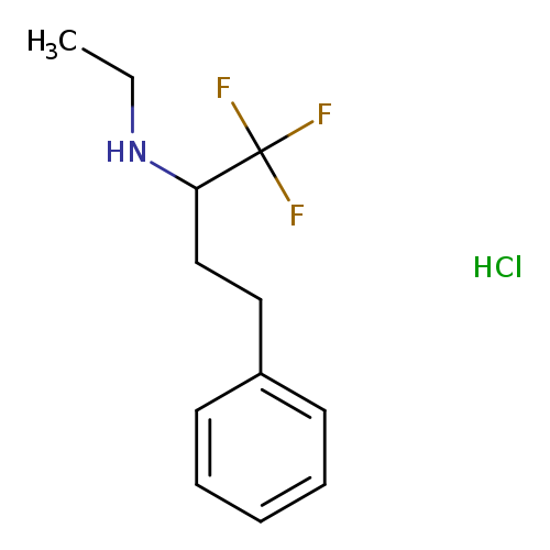 ethyl(1,1,1-trifluoro-4-phenylbutan-2-yl)amine hydrochloride